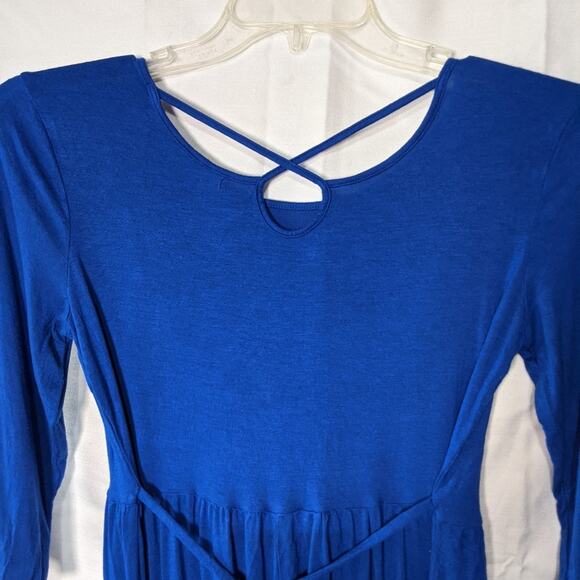 JUSTICE 14/16 PLUS Blue Stay Magical Unicorn Stretch Knit Dress - Picture 5 of 7